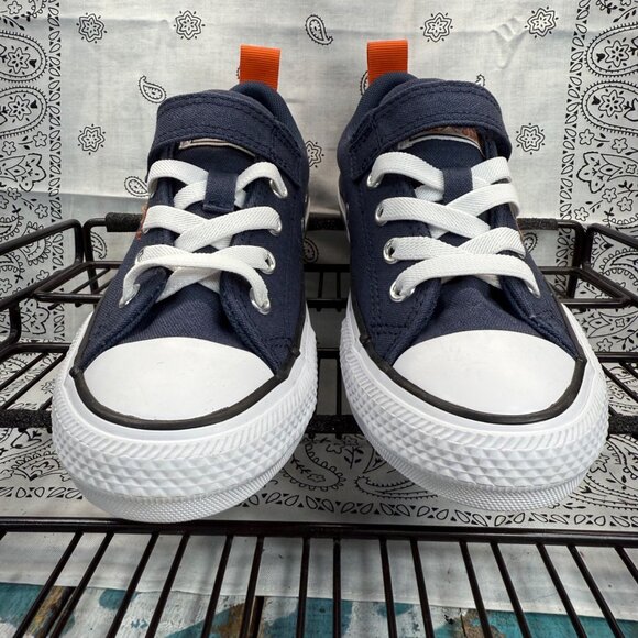 NEW Chuck Taylor All Star Malden Street Easy On Boys Size 1 Blue Sneakers - Picture 5 of 9